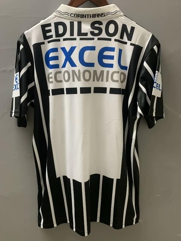 Thailand Quality(AAA) 1998 Corinthians Away Retro Soccer Jersey