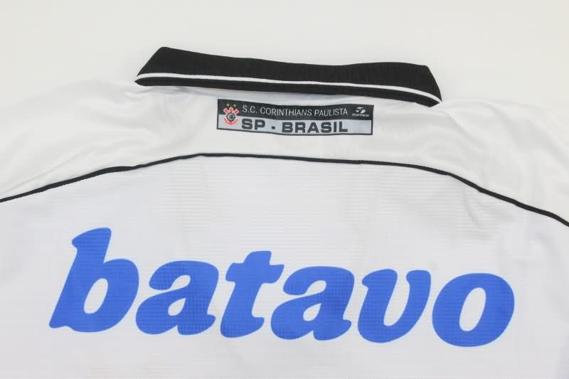 Thailand Quality(AAA) 1999 Corinthians Home Retro Soccer Jersey