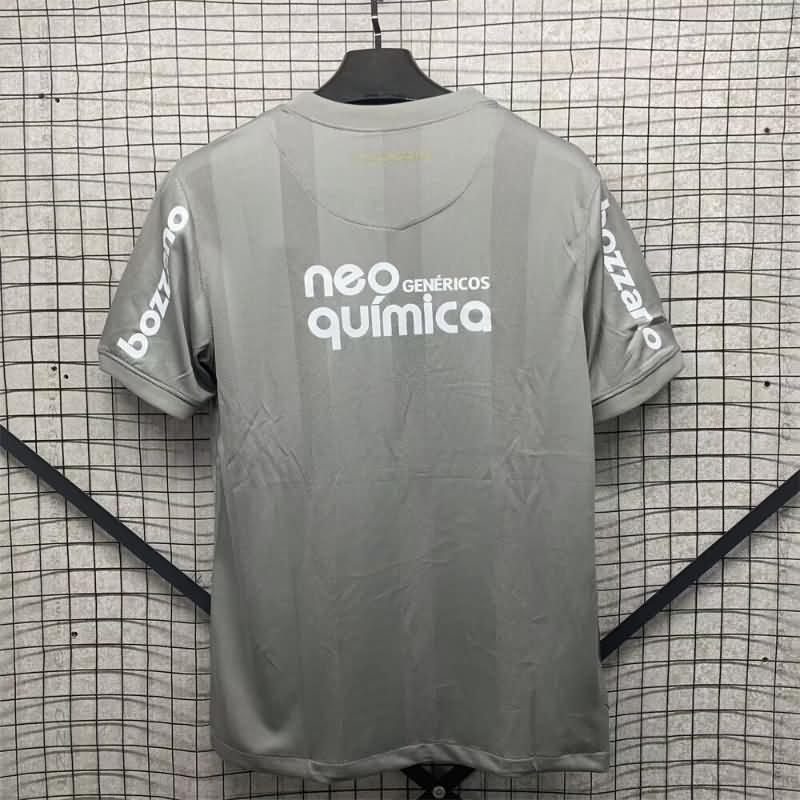 Thailand Quality(AAA) 2010 Corinthians Goalkeeper Grey Retro Soccer Jersey