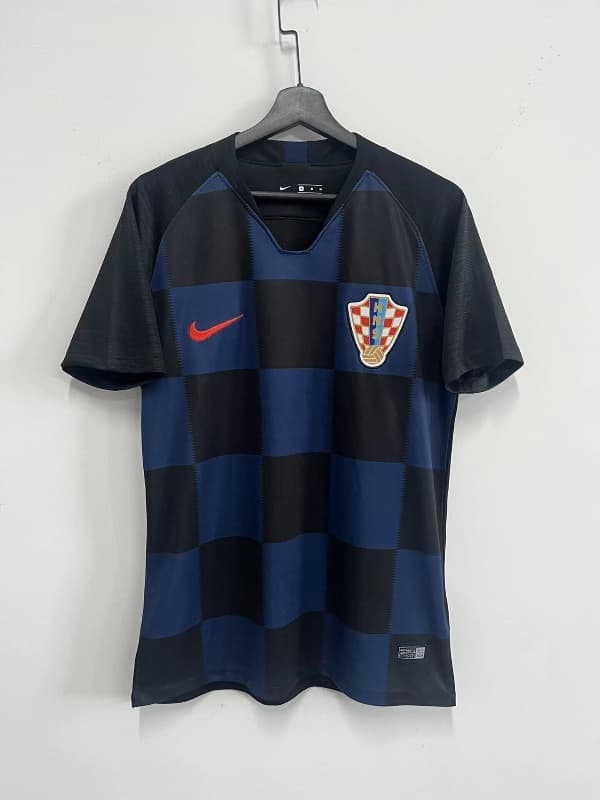 Thailand Quality(AAA) 2018 Croatia Away Retro Soccer Jersey Thailand Quality(AAA) 2018 Croatia Away Retro Soccer Jersey