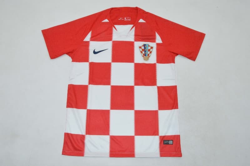 Thailand Quality(AAA) 2018 Croatia Home Retro Soccer Jersey Thailand Quality(AAA) 2018 Croatia Home Retro Soccer Jersey