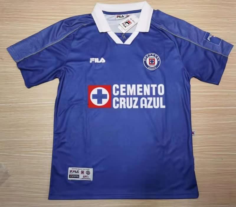 Thailand Quality(AAA) 2002 Cruz Azul Home Retro Soccer Jersey