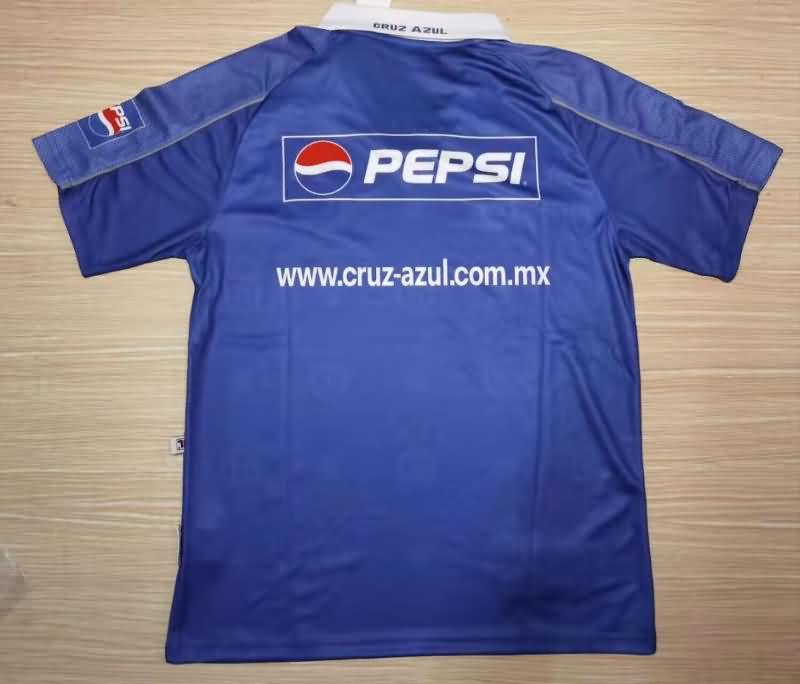 Thailand Quality(AAA) 2002 Cruz Azul Home Retro Soccer Jersey