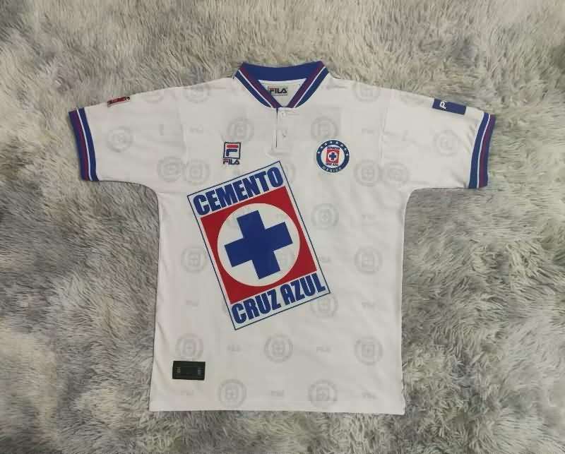 Thailand Quality(AAA) 1998/99 Cruz Azul Away Retro Soccer Jersey