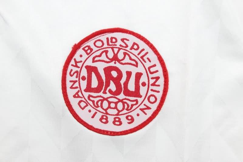 Thailand Quality(AAA) 1988 Denmark Away Retro Soccer Jersey