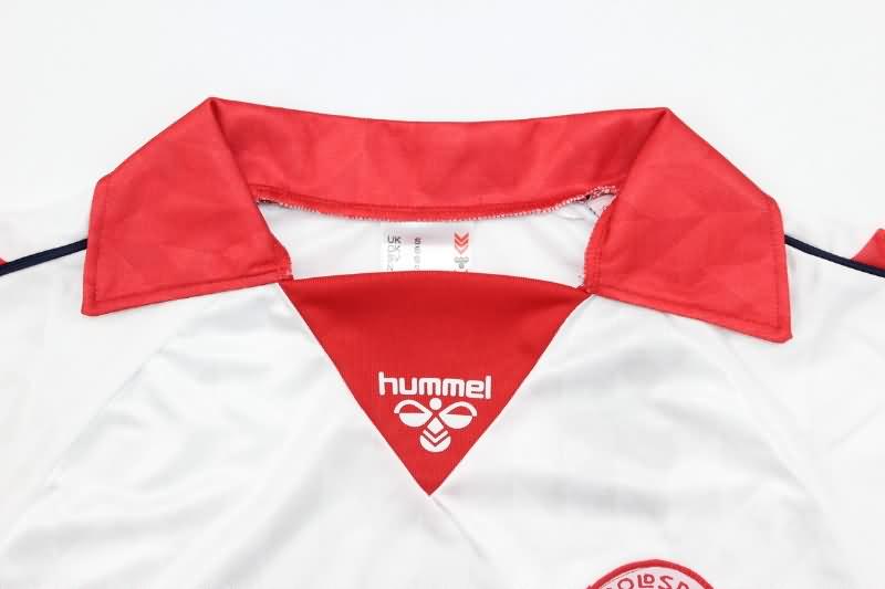 Thailand Quality(AAA) 1988 Denmark Away Retro Soccer Jersey