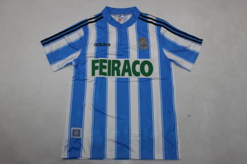 Thailand Quality(AAA) 1997/98 Deportivo La Coruna Home Retro Soccer Jersey