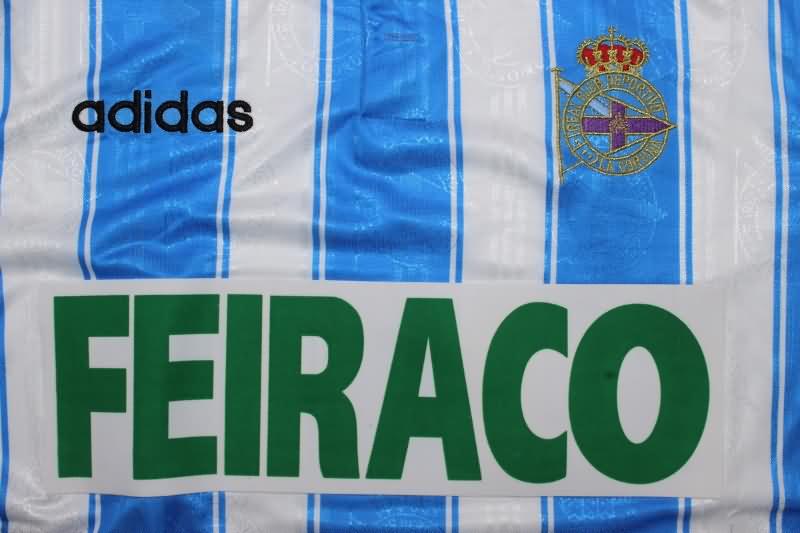 Thailand Quality(AAA) 1997/98 Deportivo La Coruna Home Retro Soccer Jersey