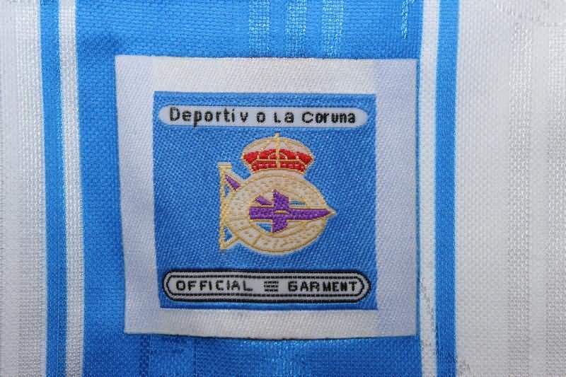 Thailand Quality(AAA) 1997/98 Deportivo La Coruna Home Retro Soccer Jersey