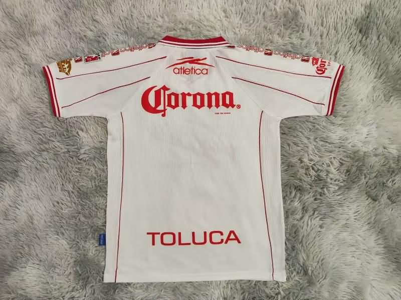 Thailand Quality(AAA) 1999/00 Deportivo Toluca Away Retro Soccer Jersey