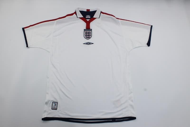 Thailand Quality(AAA) 2003/05 England Home Retro Soccer Jersey