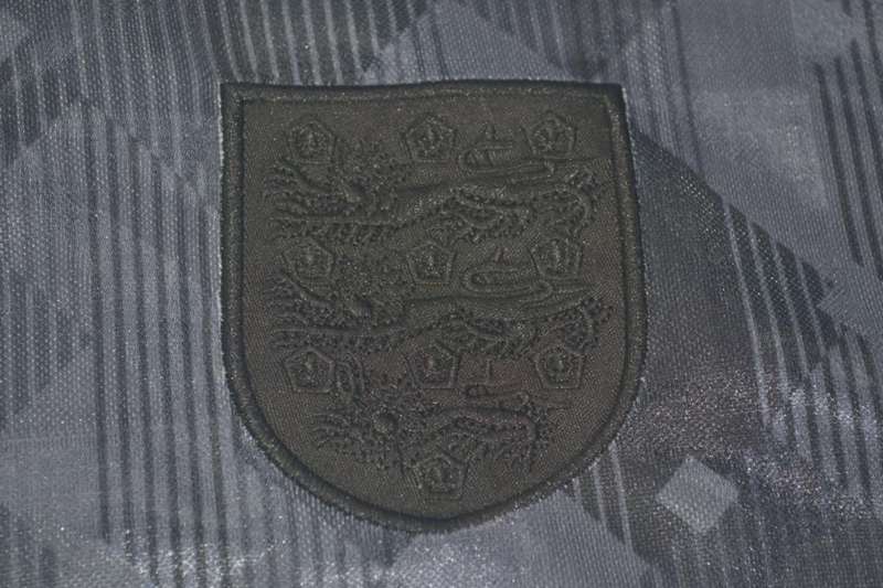 Thailand Quality(AAA) 1990 England Black Retro Soccer Jersey