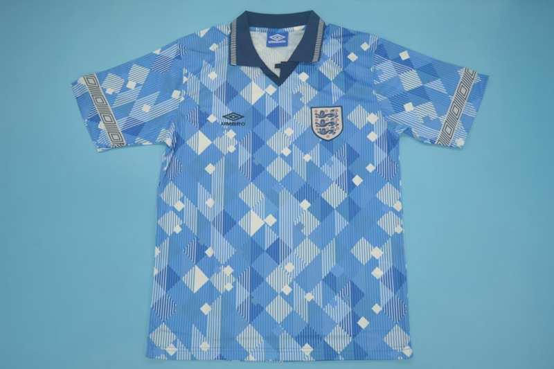 Thailand Quality(AAA) 1990 England Third Retro Soccer Jersey