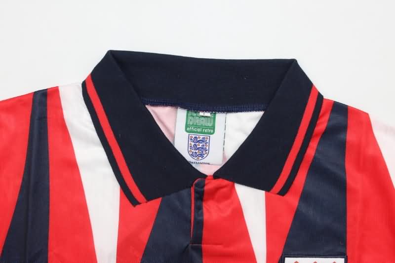 Thailand Quality(AAA) 1992 England Away Retro Soccer Jersey