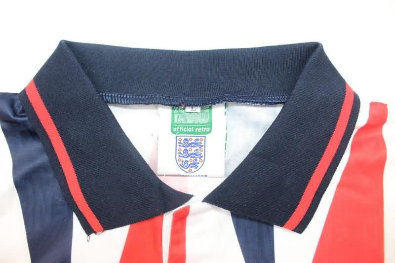 Thailand Quality(AAA) 1992 England Home Retro Soccer Jersey