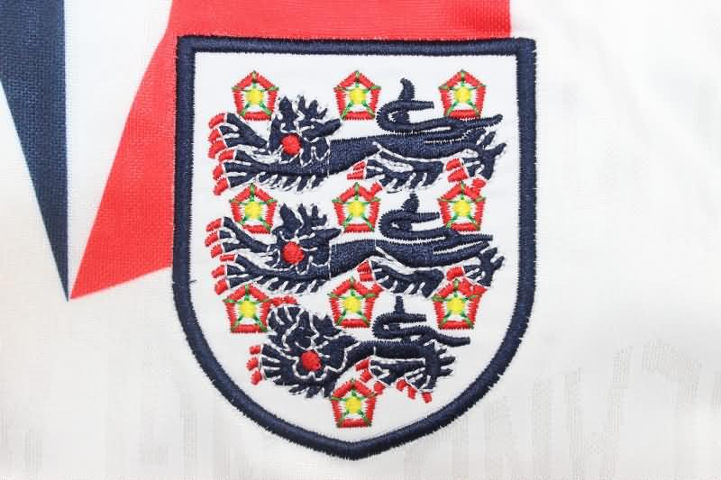 Thailand Quality(AAA) 1992 England Home Retro Soccer Jersey