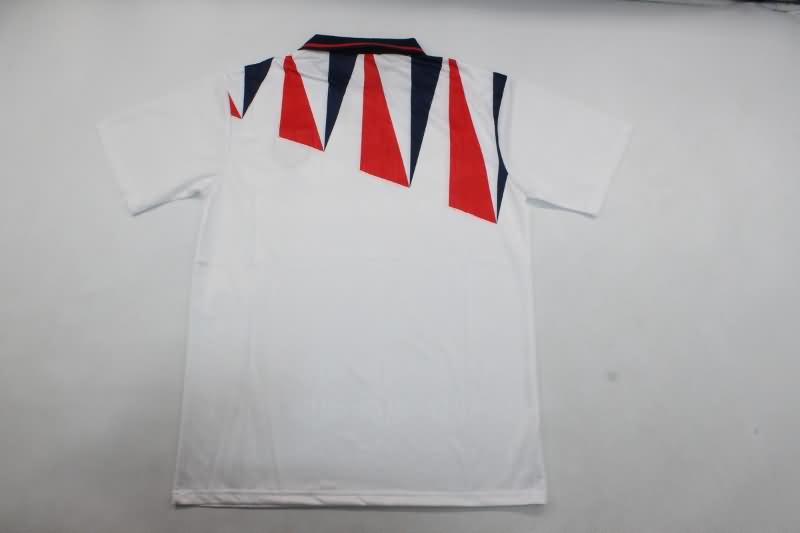 Thailand Quality(AAA) 1992 England Home Retro Soccer Jersey