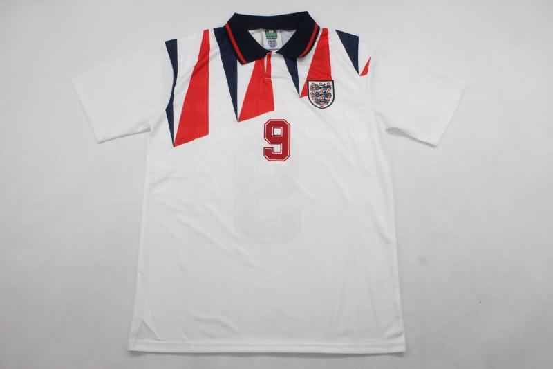 Thailand Quality(AAA) 1992 England Home Retro Soccer Jersey