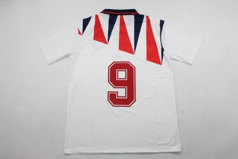 Thailand Quality(AAA) 1992 England Home Retro Soccer Jersey