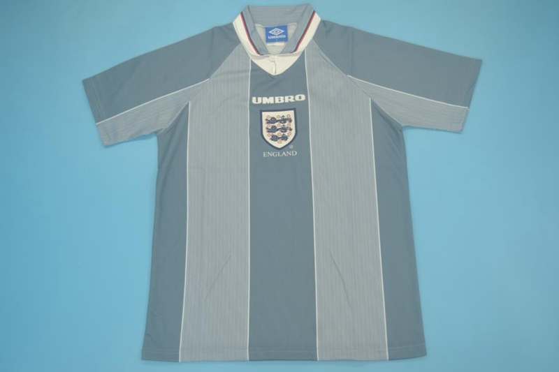 Thailand Quality(AAA) 1996 England Away Retro Soccer Jersey