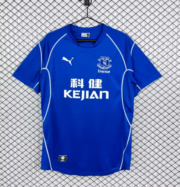 Thailand Quality(AAA) 2002/03 Everton Home Retro Soccer Jersey Thailand Quality(AAA) 2002/03 Everton Home Retro Soccer Jersey
