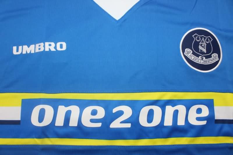 Thailand Quality(AAA) 1997/99 Everton Home Retro Soccer Jersey