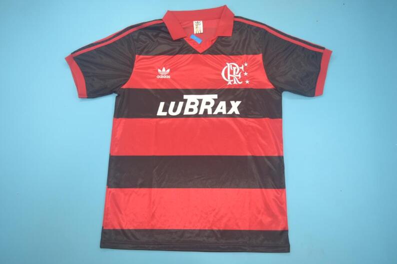 Thailand Quality(AAA) 1990 Flamengo Home Retro Soccer Jersey