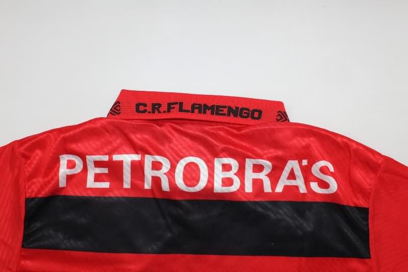 Thailand Quality(AAA) 1992/93 Flamengo Home Retro Long Sleeve Soccer Jersey