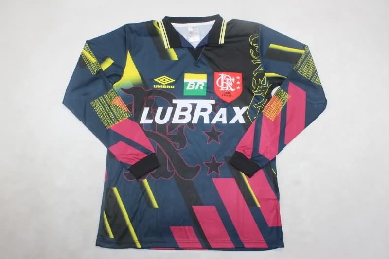 Thailand Quality(AAA) 1997/98 Flamengo Goalkeeper Long Sleeve Retro Soccer Jersey