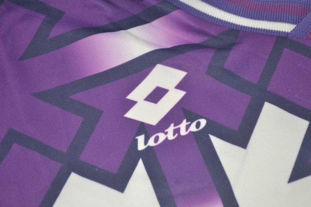 Thailand Quality(AAA) 1992/93 Fiorentina Away Retro Soccer Jersey