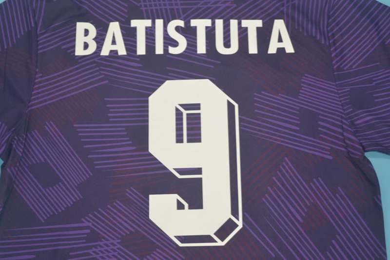 Thailand Quality(AAA) 1992/93 Fiorentina Home Retro Soccer Jersey