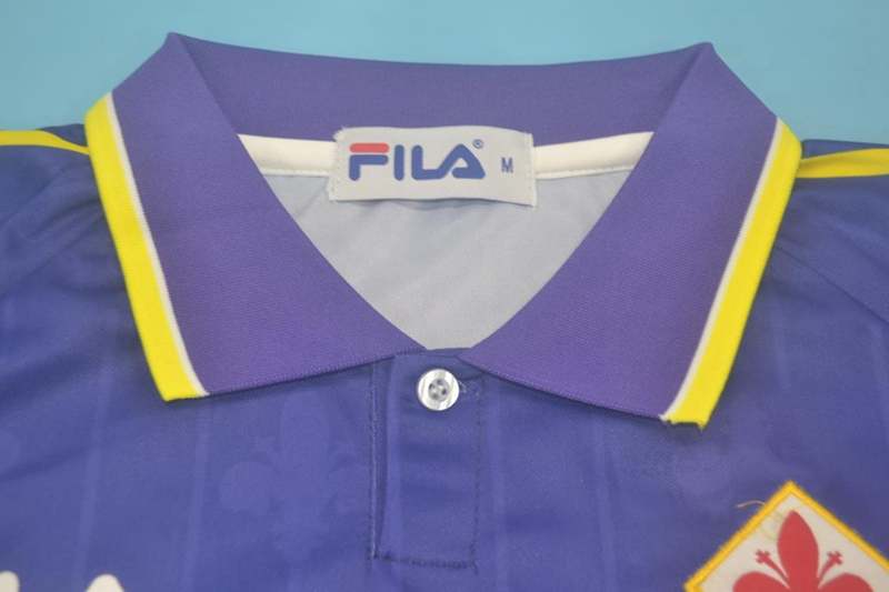Thailand Quality(AAA) 1997/98 Fiorentina Home Retro Soccer Jersey