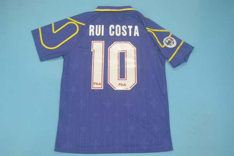 Thailand Quality(AAA) 1997/98 Fiorentina Home Retro Soccer Jersey