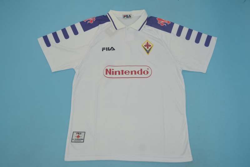 Thailand Quality(AAA) 1998/99 Fiorentina Away Retro Soccer Jersey