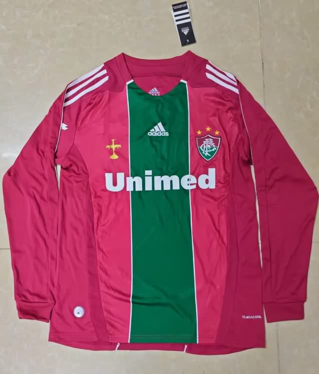 Thailand Quality(AAA) 2010 Fluminense Third Retro Long Sleeve Soccer Jersey Thailand Quality(AAA) 2010 Fluminense Third Retro Long Sleeve Soccer Jersey