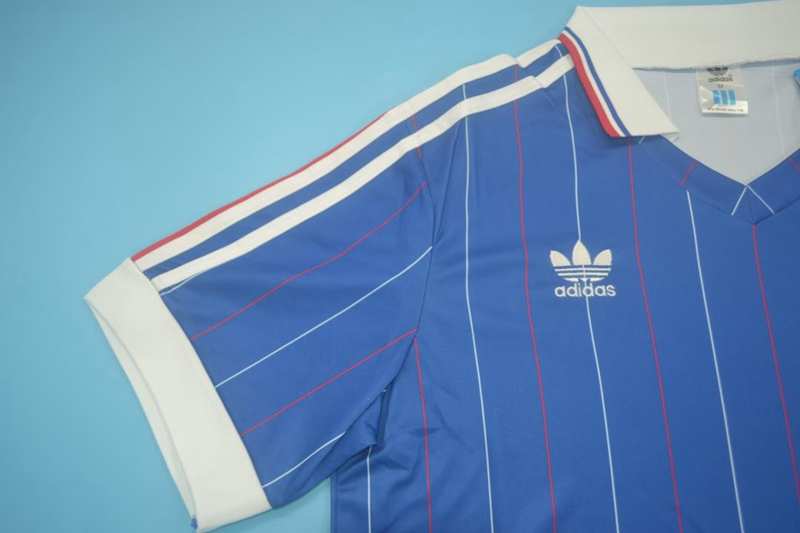 Thailand Quality(AAA) 1982 France Home Retro Soccer Jersey