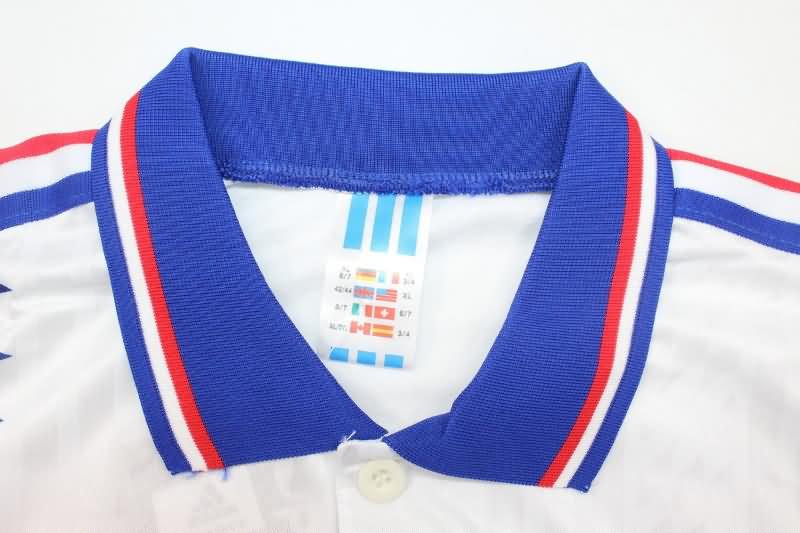 Thailand Quality(AAA) 1994 France Away Retro Soccer Jersey