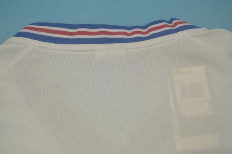 Thailand Quality(AAA) 1996 France Away Retro Soccer Jersey