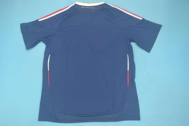Thailand Quality(AAA) 2010 France Home Retro Soccer Jersey