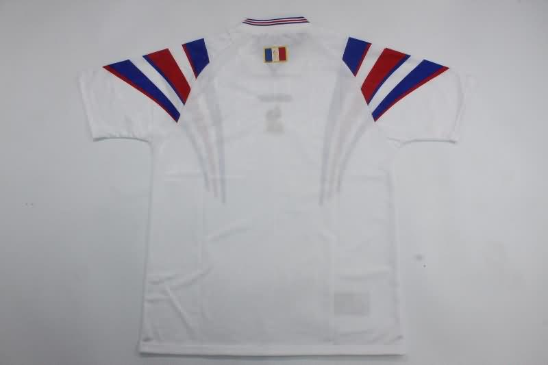 Thailand Quality(AAA) 1996/97 France Away Retro Soccer Jersey