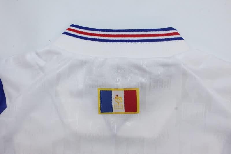 Thailand Quality(AAA) 1996/97 France Away Retro Soccer Jersey