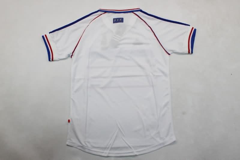 Thailand Quality(AAA) 1998/00 France Away Retro Soccer Jersey