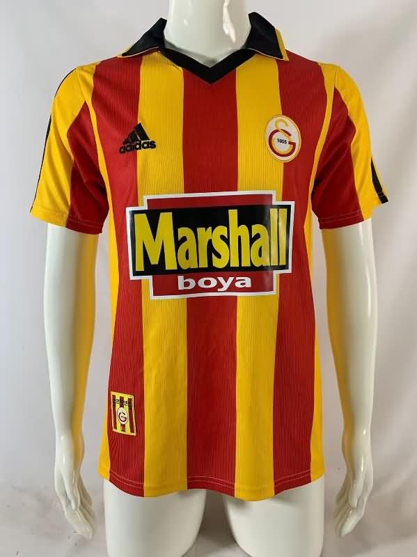 Thailand Quality(AAA) 1999/00 Galatasaray Home Retro Soccer Jersey