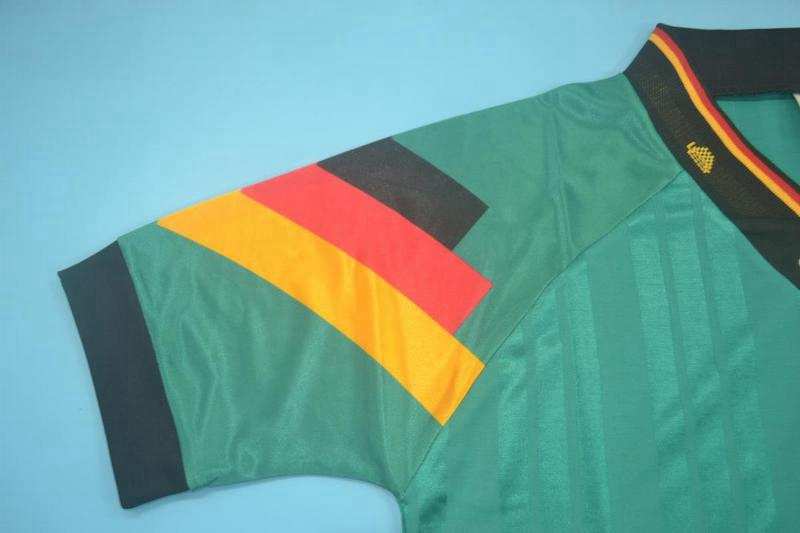 Thailand Quality(AAA) 1992 Germany Away Retro Soccer Jersey