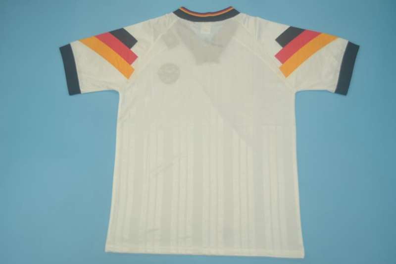Thailand Quality(AAA) 1992 Germany Home Retro Soccer Jersey