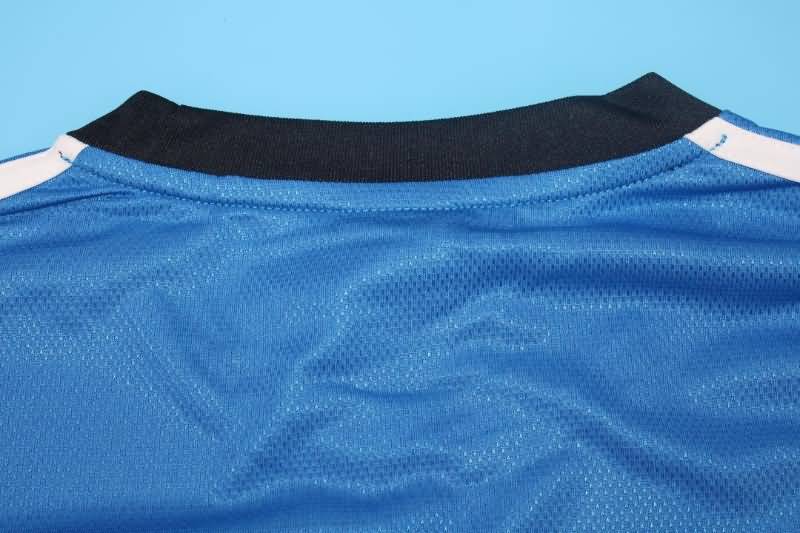 Thailand Quality(AAA) 2002 Germany Goalkeeper Black Blue Long Retro Soccer Jersey
