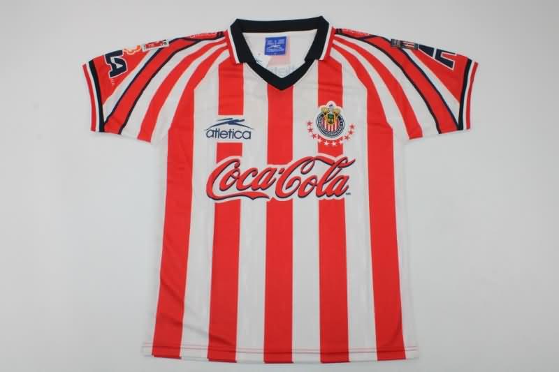 Thailand Quality(AAA) 1998/99 Guadalajara Home Retro Soccer Jersey