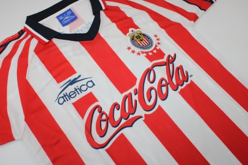 Thailand Quality(AAA) 1998/99 Guadalajara Home Retro Soccer Jersey