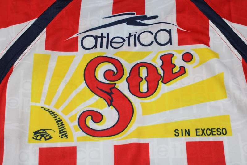 Thailand Quality(AAA) 1999/00 Guadalajara Home Retro Soccer Jersey