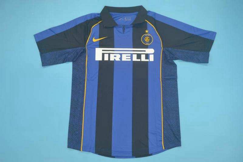 Thailand Quality(AAA) 2001/02 Inter Milan Home Soccer Jersey